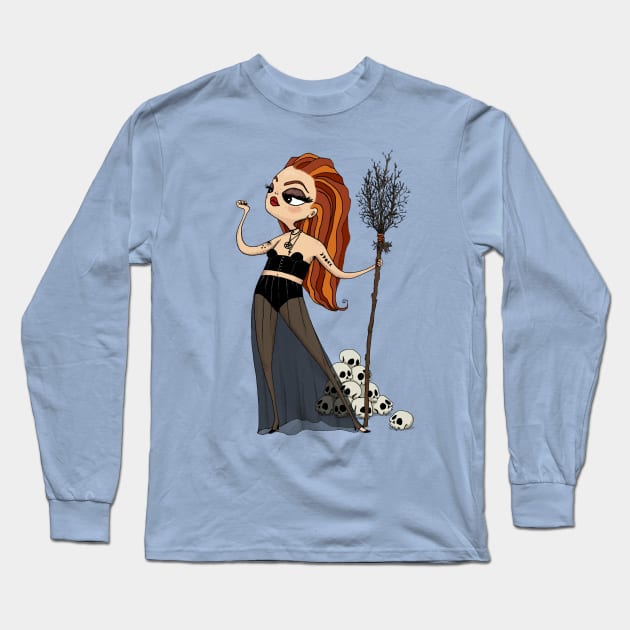 The Witch Long Sleeve T-Shirt by agrapedesign